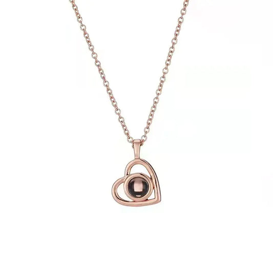 Custom Love Projection Necklace