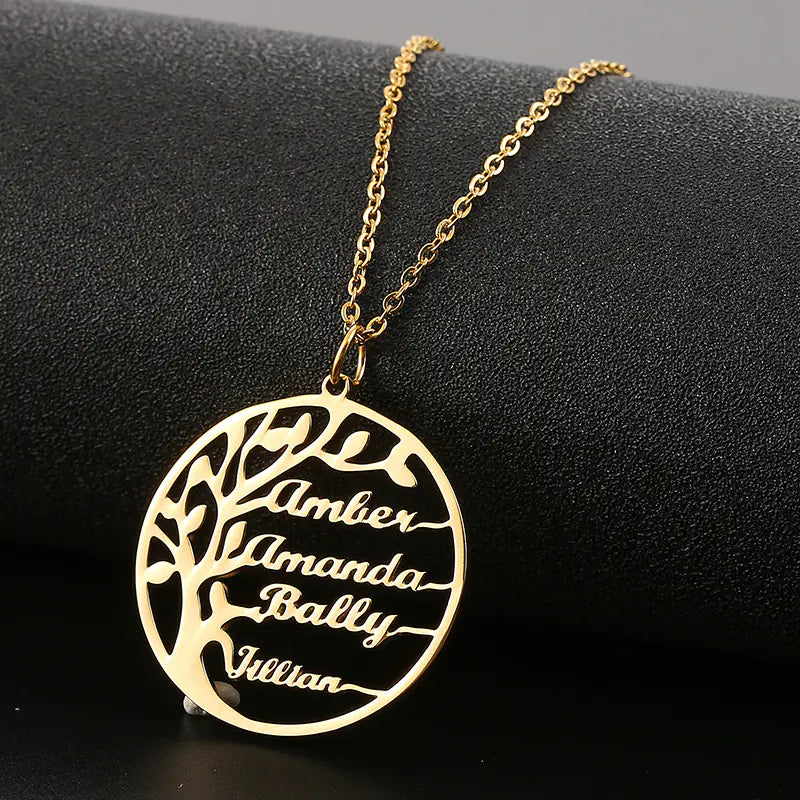 Personalized Tree of Life Necklace