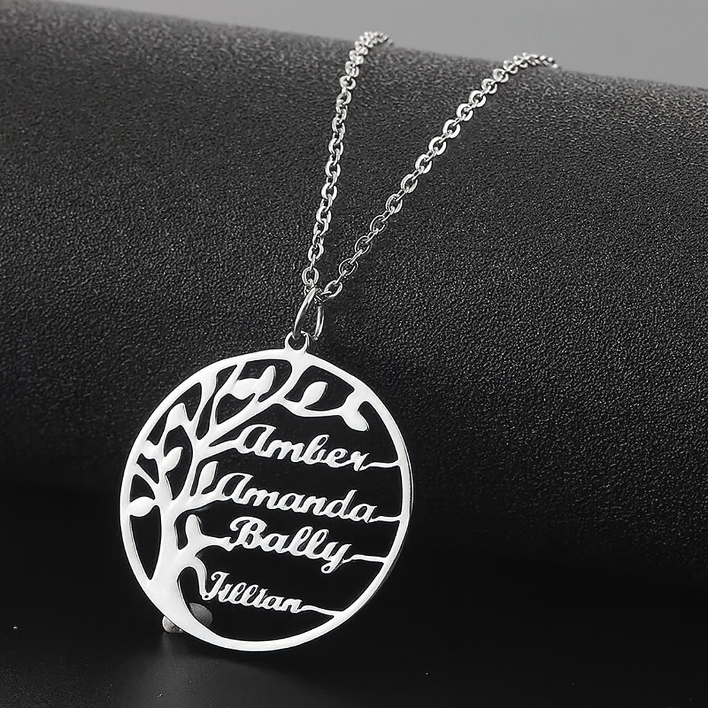 Personalized Tree of Life Necklace