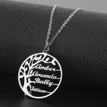 Personalized Tree of Life Necklace