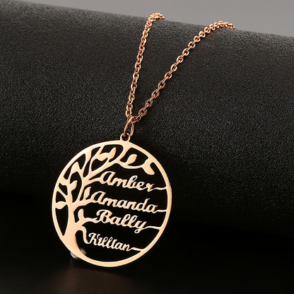 Personalized Tree of Life Necklace