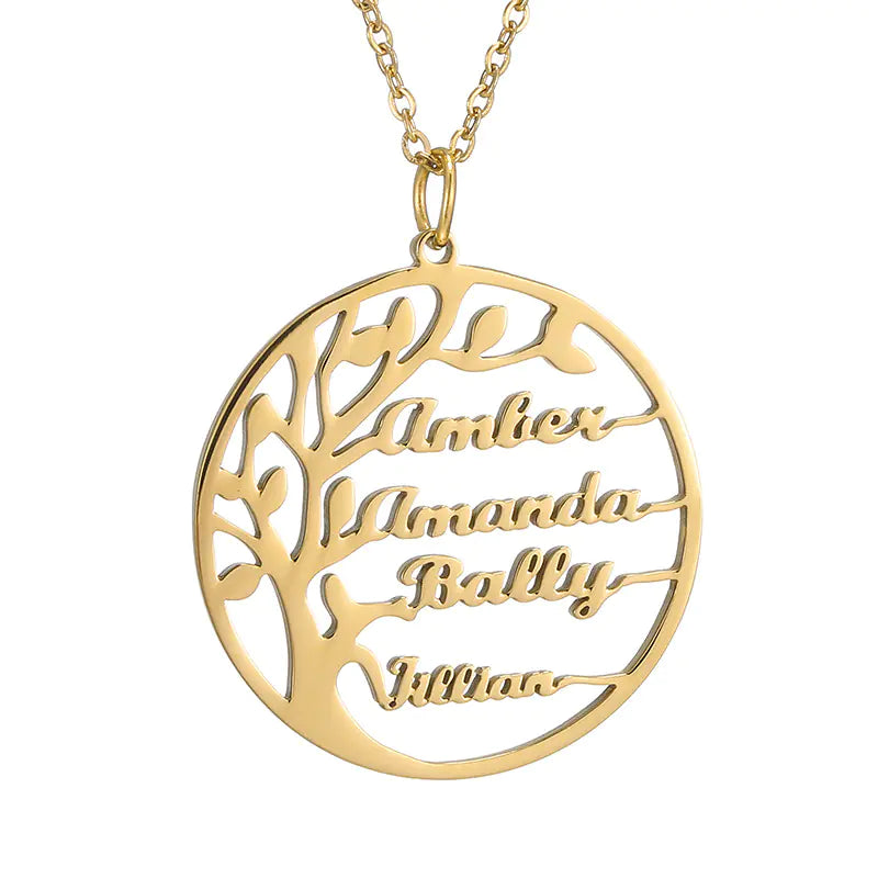 Personalized Tree of Life Necklace