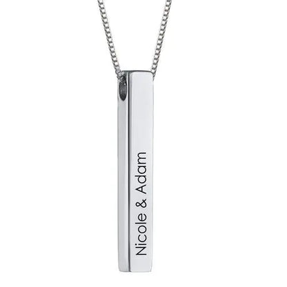 Personalized Bar Name Necklace
