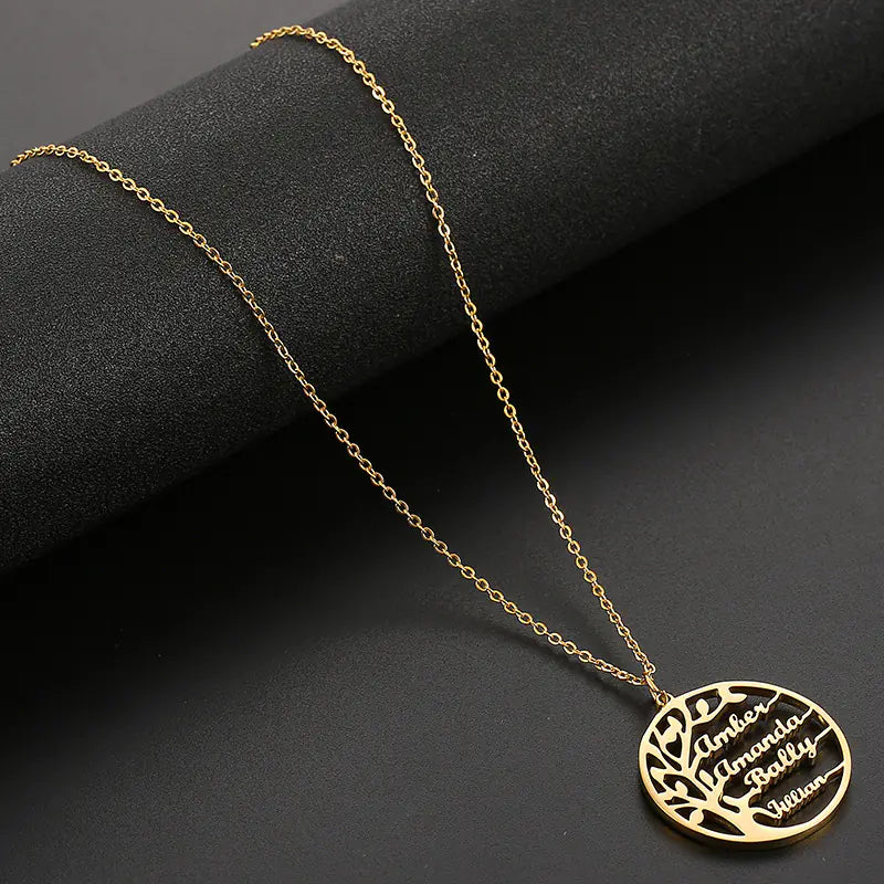 Personalized Tree of Life Necklace