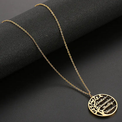 Personalized Tree of Life Necklace