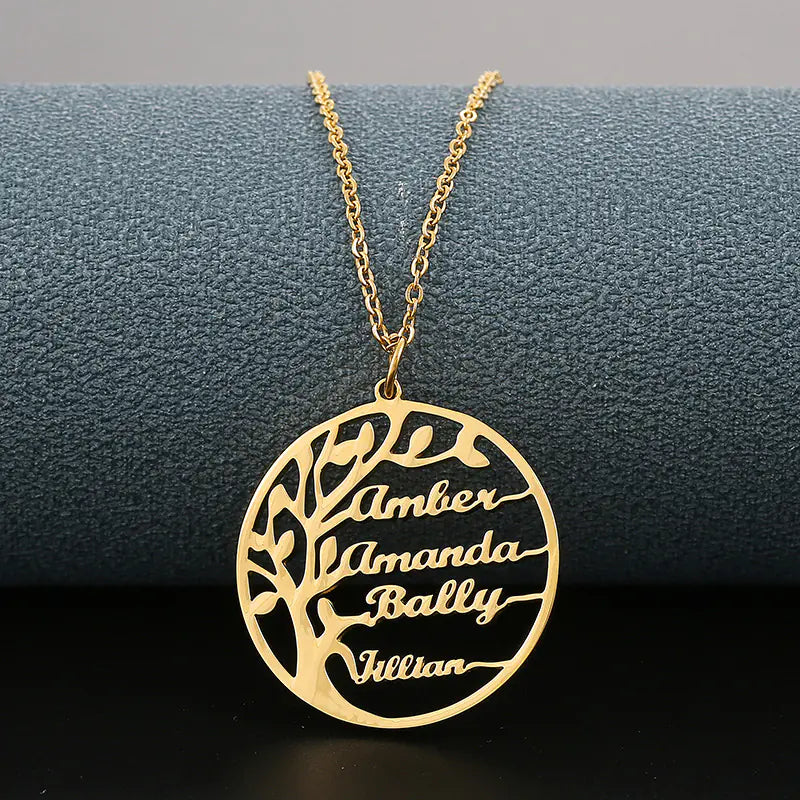 Personalized Tree of Life Necklace