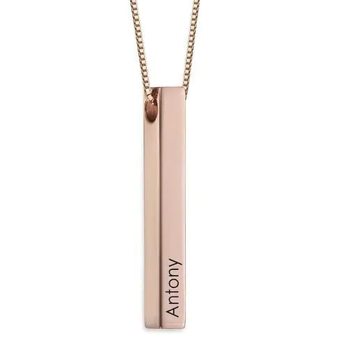 Personalized Bar Name Necklace